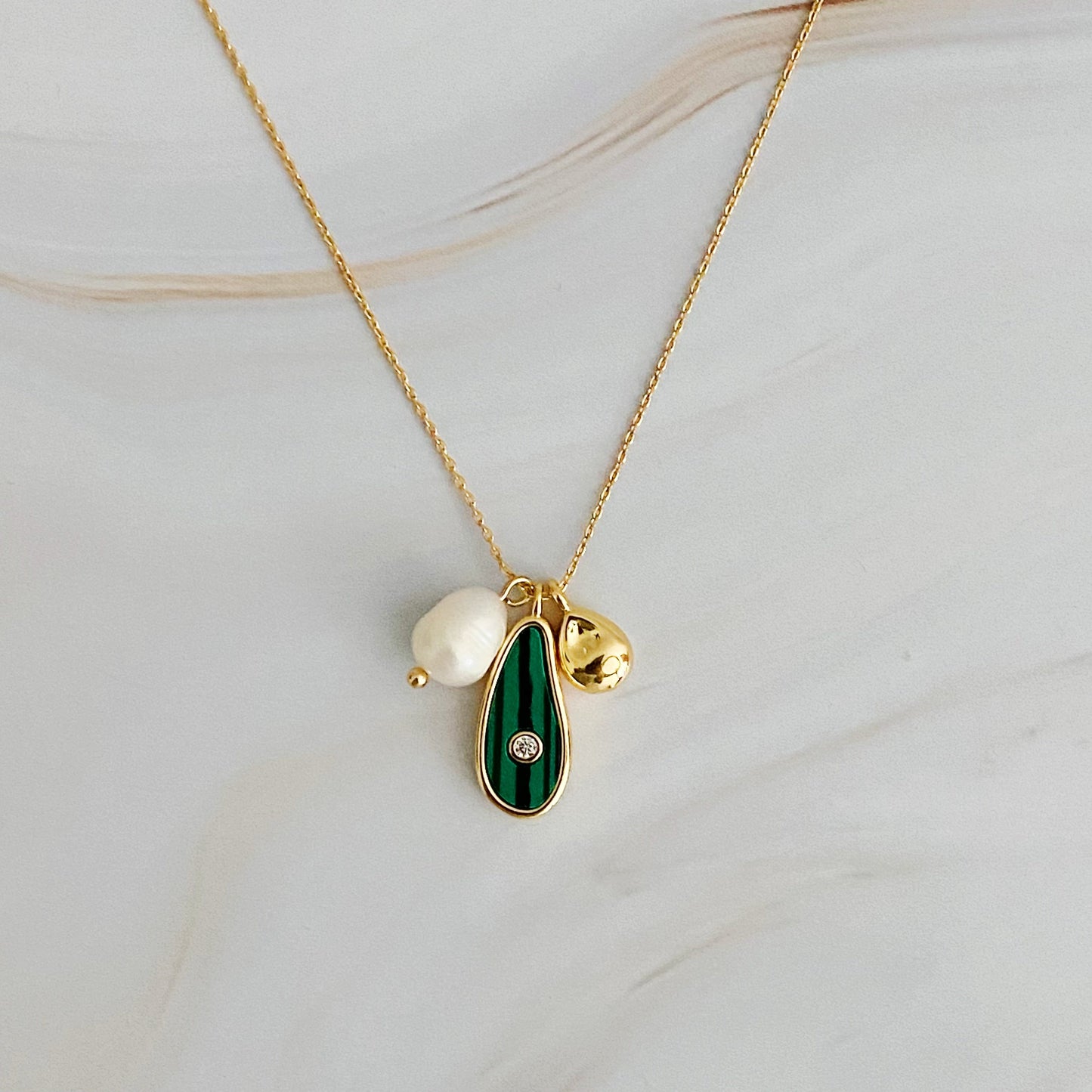 Three Charms Necklace