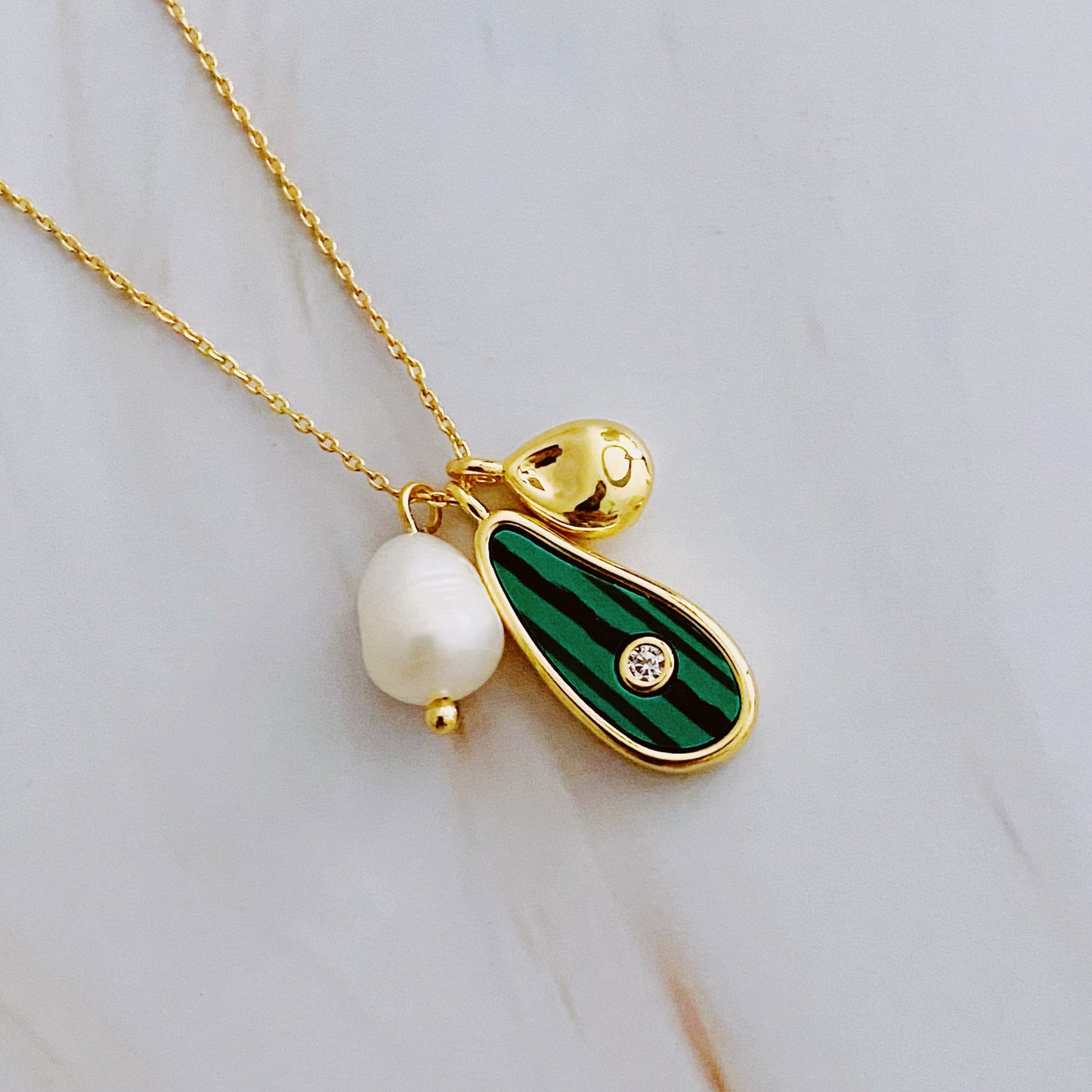 Three Charms Necklace