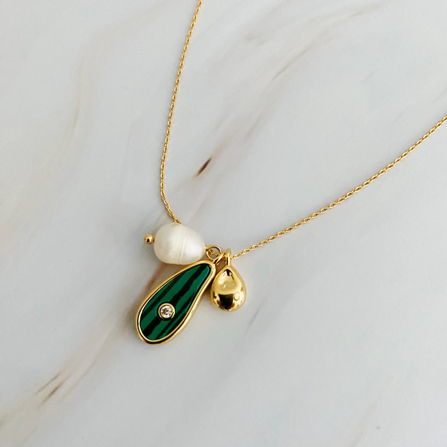 Three Charms Necklace